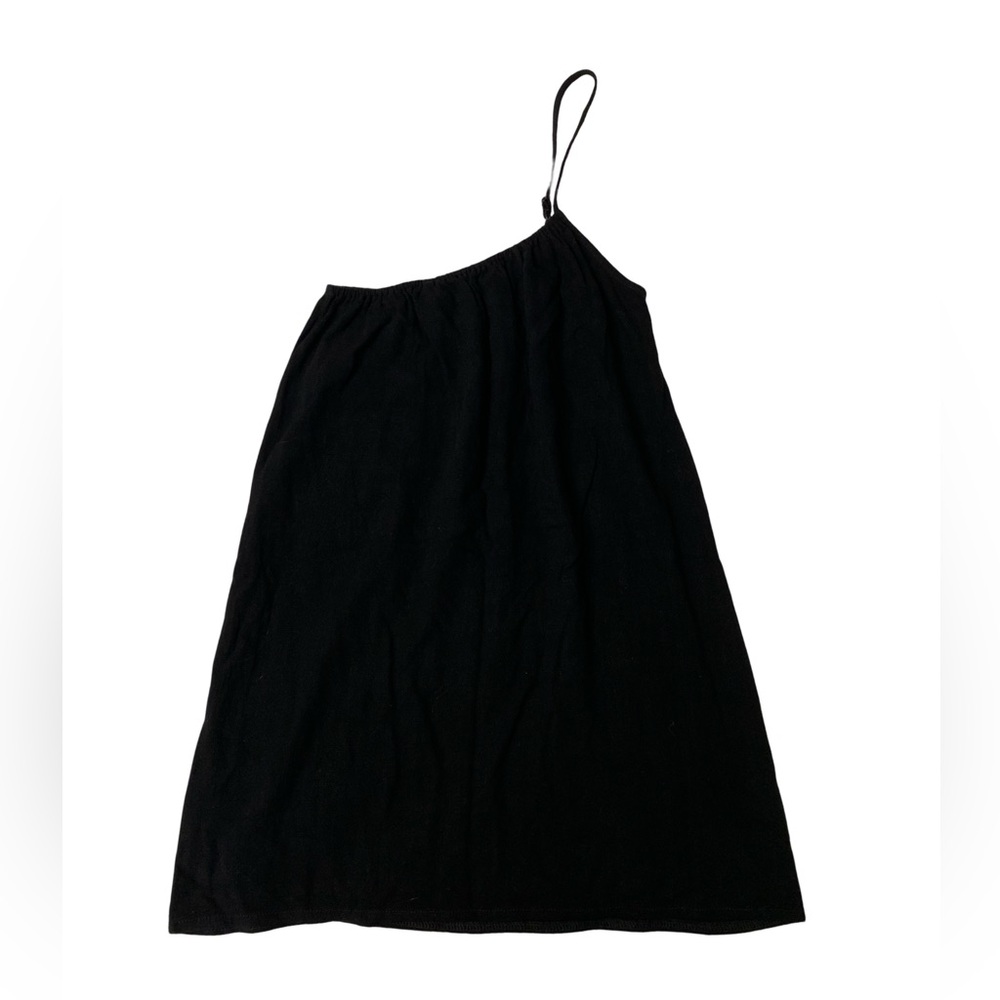 Kendall & Kylie Black One Shoulder Mini Dress M